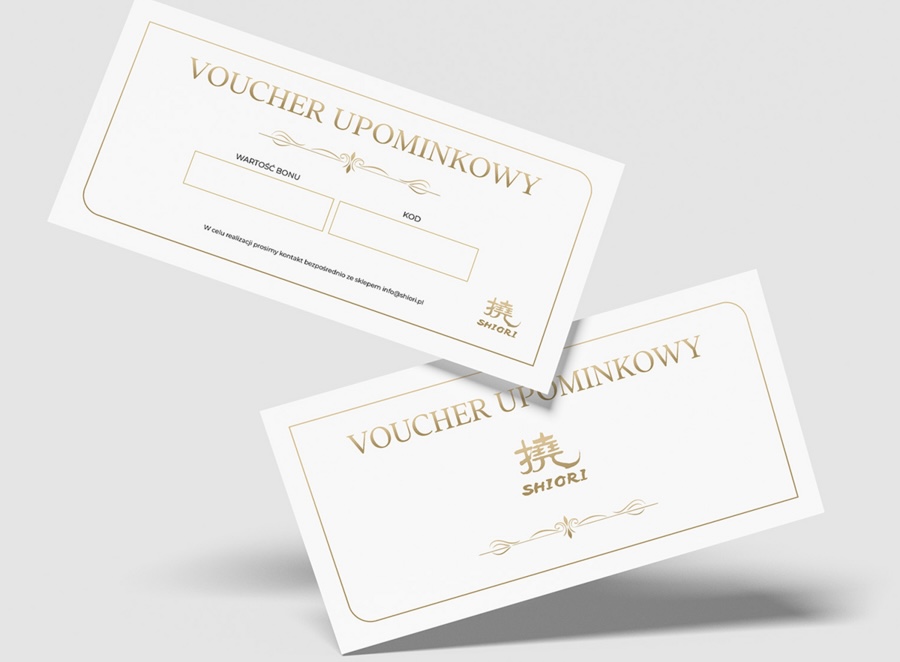 Voucher podarunkowy Shiori - prezent, który daje pełną swobodę wyboru