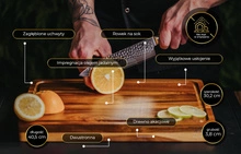 Shiori 撓 Akashia Bōdo gruba deska dwustronna do krojenia