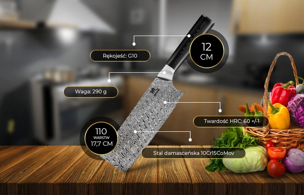 Shiori 撓 Yasashi-sa Nakiri – Hackmesser zum präzisen Schneiden von Gemüse