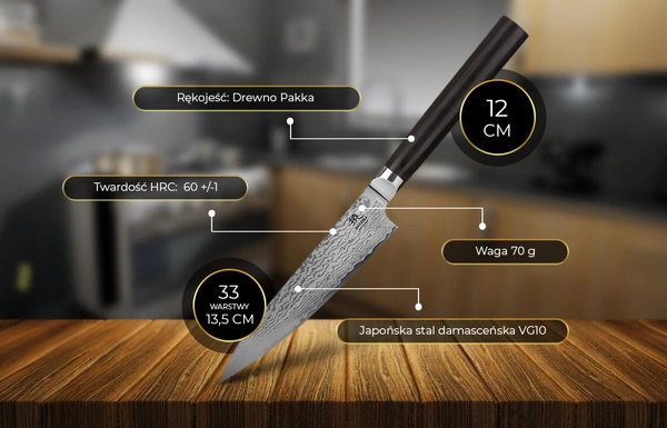 Shiori 撓 Orību Murō - nóż uniwersalny