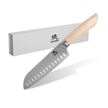 Shiori 撓 Orību Santoku - uniwersalny, wielozadaniowy nóż szefa kuchni