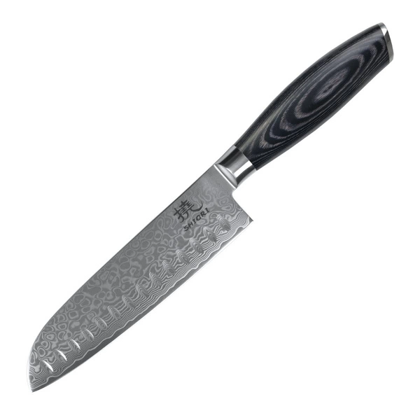 Shiori 3-Set 撓 Kuro Murō + Santoku + Sifu - zestaw trzech noży ze stali damasceńskiej