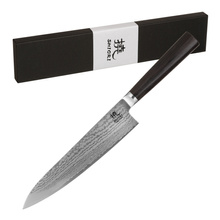 Shiori 撓 Kyoto Sifu - japoński nóż szefa kuchni Seki/Japonia ze stali damasceńskiej VG10