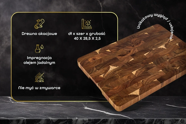 Shiori 撓 Akashia Chesū-ban deska do krojenia