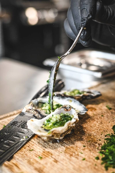 Shiori 3-Set 撓 Kuro Murō + Santoku + Sifu - zestaw trzech noży ze stali damasceńskiej