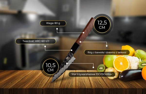 Shiori 撓 Shōto by Jakub Suchta - nóż do obierania