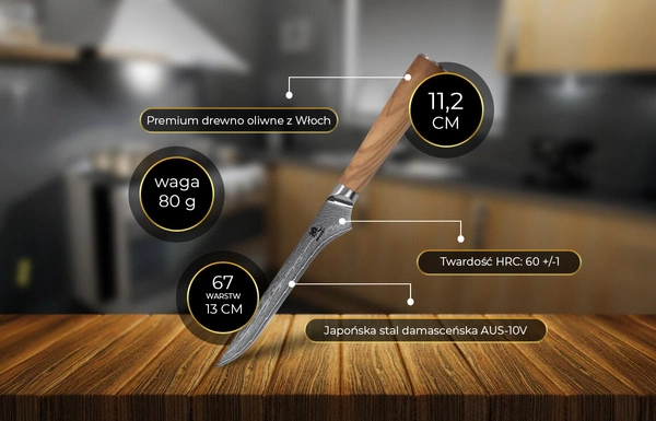 Shiori 撓 Orību Niku - Profesjonalny nóż do filetowania i trybowania