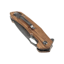 Shiori 撓 Orību No-Shi - nóż myśliwski ze stali damasceńskiej 