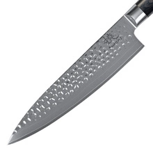 Shiori 3-Set 撓 Kuri Murō + Santoku + Sifu - zestaw trzech noży ze stali damasceńskiej