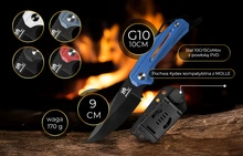 Shiori 撓 Daichi Umi - nóż myśliwski ze stali 10Cr15CoMov z powłoką PVD