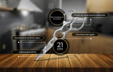 Shiori 撓 Hasami nożyce kuchenne wielofunkcyjne