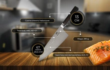 Shiori 撓 Kuro Sifu - profesjonalny nóż szefa kuchni