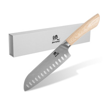 Shiori 撓 Orību Santoku - uniwersalny, wielozadaniowy nóż szefa kuchni