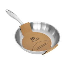 Shiori 撓 Stainless Steel 304 patelnia bez powłoki indukcja 24 cm