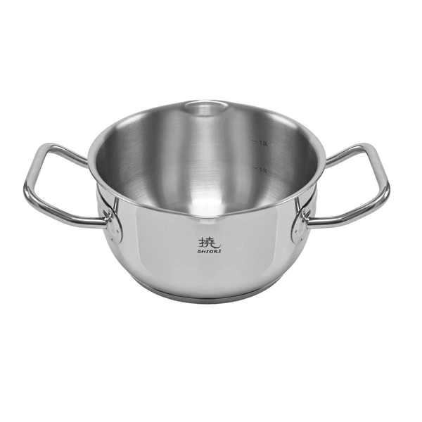 Shiori 撓 Steel Series Pro 316 zestaw garnków indukcja 7 elementów