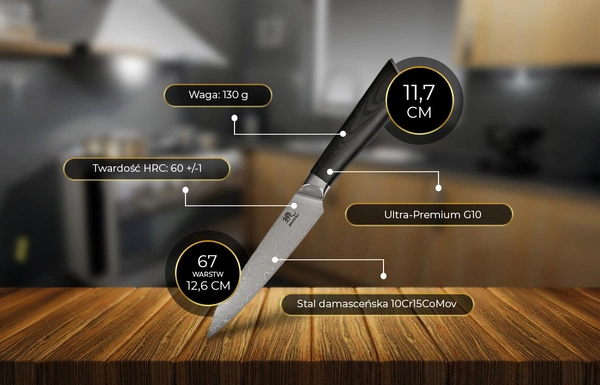 Shiori 撓 Kuro Murō - nóż uniwersalny