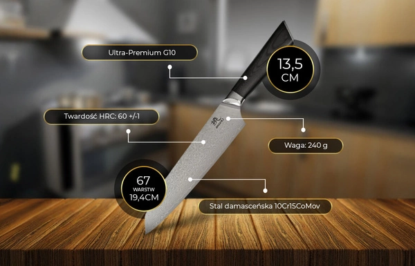 Shiori 撓 Kuro Sifu - profesjonalny nóż szefa kuchni